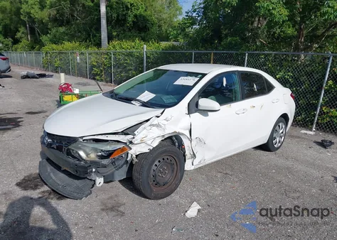 2015 Toyota Corolla Le from USA, damaged, VIN 2T1BURHE3FC396019